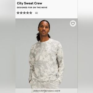 Lululemon City Sweat Crew Designed for On the Move